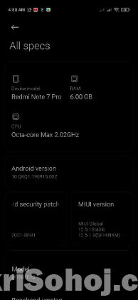 Xiaomi Note 7 Pro 6 Gb